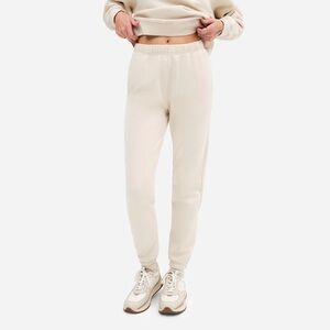 MATE the label Organic Fleece Relaxed Pocket Sweatpant Bone XS